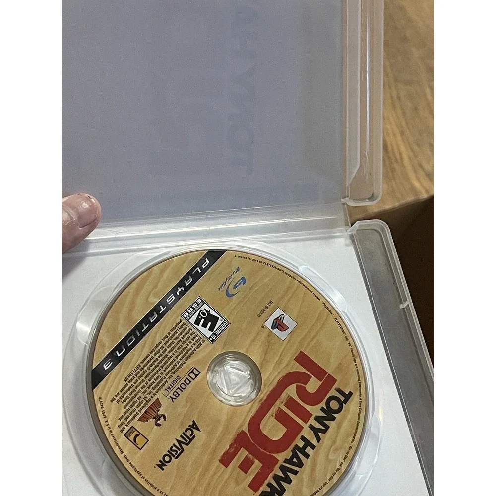 Tony Hawk Ride PS3 - Sony‎ PlayStation 3 (2009) Missing Game Manual